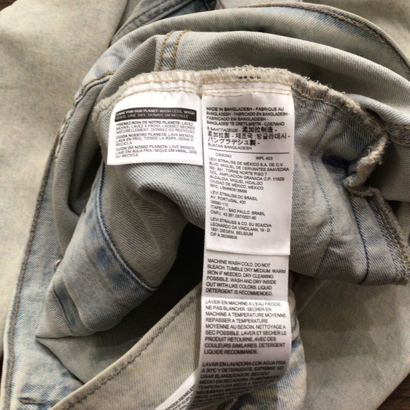 Levi Strauss and Company, big E Jean jacket. Size large. - Picture 4 of 6